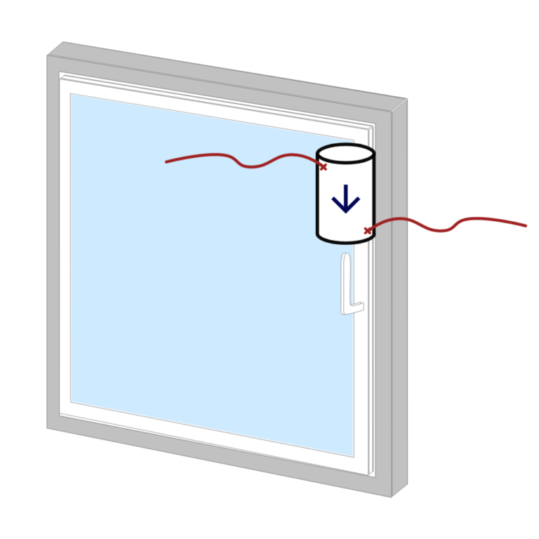 Gekipptes Fenster von außen öffnen Anleitung