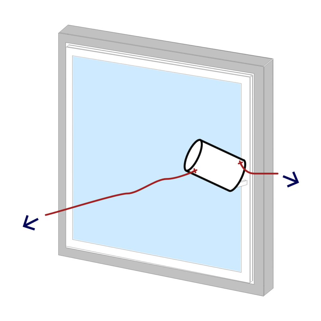 Gekipptes Fenster von außen öffnen Anleitung